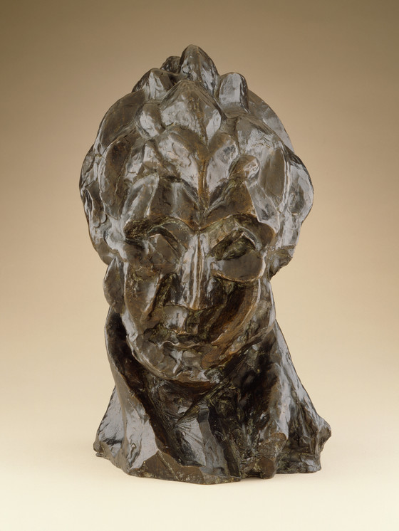 Head of a Woman (Fernande) (1909) - Early Cubist sculpture